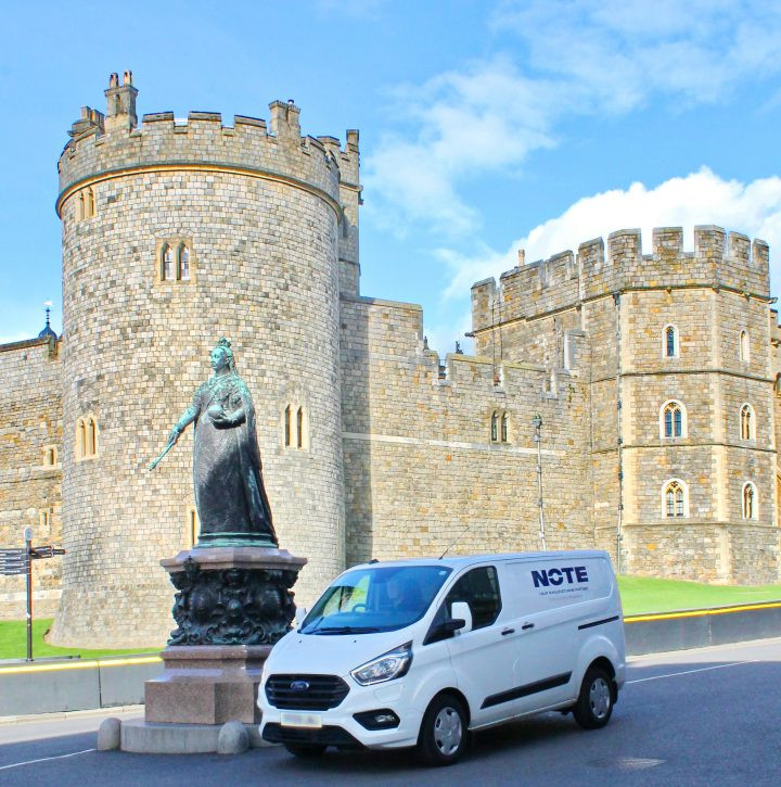 NOTE van at Windsor Castle